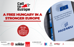 Call to Europe – A free Hungary in a stronger Europe